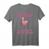 Mir reichts ich geh hullern - Lustiges Flamingo T-Shirt zum Tanzen, Sport & Fitness für Mädchen & Flamingofreunde