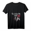 He Asked Me & I Said Yes T-Shirt mit V-Ausschnitt – Romantisches Verlobungs- & Hochzeits-T-Shirt für Paare, Perfekt für den Heiratsantrag