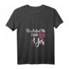 He Asked Me & I Said Yes T-Shirt mit V-Ausschnitt – Romantisches Verlobungs- & Hochzeits-T-Shirt für Paare, Perfekt für den Heiratsantrag