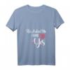 He Asked Me & I Said Yes T-Shirt mit V-Ausschnitt – Romantisches Verlobungs- & Hochzeits-T-Shirt für Paare, Perfekt für den Heiratsantrag