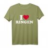 Ich liebe Ringen T-Shirt – Klassisch geschnitten für Ringerinnen und Ringer, perfekt für Kampfsportliebhaber