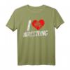 Ich Liebe Wrestling Ringer Ringkampf T-Shirt – Lustiges Geschenk für Fans, Trainer und Wrestler zu Weihnachten & Geburtstag