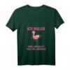 Damen T-Shirt mit lustigem Flamingo-Motiv 'Mir reichts ich geh hullern' – Perfekt für Sport, Tanzen und Spaß