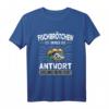 Fischbrötchen Norddeutschland Plattdeutsch T-Shirt - Nordsee & Ostsee Fanartikel für regionale Liebhaber