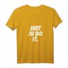 Damen JUST JU DO IT. T-Shirt mit V-Ausschnitt – Lustiges Kampfsport-Design für Judoka, MMA-Enthusiasten & Senseis
