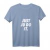 Damen JUST JU DO IT. T-Shirt mit V-Ausschnitt – Lustiges Kampfsport-Design für Judoka, MMA-Enthusiasten & Senseis