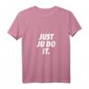 Damen JUST JU DO IT. T-Shirt mit V-Ausschnitt – Lustiges Kampfsport-Design für Judoka, MMA-Enthusiasten & Senseis