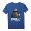 Gönndalf der Blaue Biertrinker T-Shirt - Lustiger Spruch für Männer, Männerabend, Junggesellenabschied & Stadtfest
