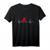 Fahrrad Herzschlag T-Shirt – Radfahren, Rennrad, Mountain Bike & BMX Geschenk für Radfahrer und Fahrradliebhaber