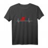 Fahrrad Herzschlag T-Shirt – Radfahren, Rennrad, Mountain Bike & BMX Geschenk für Radfahrer und Fahrradliebhaber