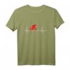 Fahrrad Herzschlag T-Shirt – Radfahren, Rennrad, Mountain Bike & BMX Geschenk für Radfahrer und Fahrradliebhaber