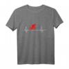 Fahrrad Herzschlag T-Shirt – Radfahren, Rennrad, Mountain Bike & BMX Geschenk für Radfahrer und Fahrradliebhaber