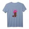 Cowgirl Stiefel Western Rodeo Hut Sporen T-Shirt für Damen und Mädchen – Perfekt für Reit- und Westernliebhaber