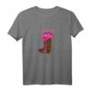 Cowgirl Stiefel Western Rodeo Hut Sporen T-Shirt für Damen und Mädchen – Perfekt für Reit- und Westernliebhaber