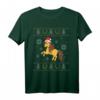 Ugly Christmas Horse Riding T-Shirt für Cowgirls und Cowboys - Lustiges Reiter Geschenk für Weihnachten, Halloween & Geburtstage