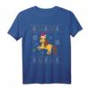 Ugly Christmas Horse Riding T-Shirt für Cowgirls und Cowboys - Lustiges Reiter Geschenk für Weihnachten, Halloween & Geburtstage