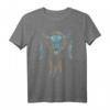 Rodeo Ochsenkopf Federschmuck T-Shirt mit Traumfänger – Stylisches Tribal-Design im Indianer-Stil
