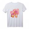 Roller Disco 70s Retro Skating T-Shirt - Nostalgisches 70er Jahre Skater Design für Kostümpartys, Halloween & Geschenke für Skater Girls