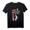Retro Rollerskates Funny 80's Disco Skating Girl T-Shirt – Perfektes Geschenk für Skaterinnen & Disco-Fans, ideal für Sommerpartys, Turniere & Geburtstage
