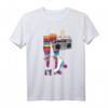 Retro Rollerskates Funny 80's Disco Skating Girl T-Shirt – Perfektes Geschenk für Skaterinnen & Disco-Fans, ideal für Sommerpartys, Turniere & Geburtstage