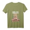Damen Rollschuhe Roller Girl T-Shirt mit V-Ausschnitt – Perfektes Geschenk für Mädchen, die Rollschuh fahren, zu Weihnachten & Geburtstagen