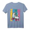 Kinder 10. Geburtstag Rollschuh T-Shirt – Klassisch geschnitten für Rollkunstlauf und Rollschuhläufer