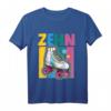 Kinder 10. Geburtstag Rollschuh T-Shirt – Klassisch geschnitten für Rollkunstlauf und Rollschuhläufer