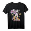 Cooles 80er Jahre Retro Mädchen Rollschuh T-Shirt mit Boombox - Nostalgisches Design für Musik- und Modebegeisterte, perfekt für Motto-Partys