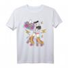 Cooles 80er Jahre Retro Mädchen Rollschuh T-Shirt mit Boombox - Nostalgisches Design für Musik- und Modebegeisterte, perfekt für Motto-Partys