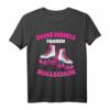 Coole Mädchen fahren Rollschuh Rollergirl T-Shirt – Trendiges Geschenk für Skater Girls, Geburtstag & Weihnachten