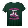 Coole Mädchen fahren Rollschuh Rollergirl T-Shirt – Trendiges Geschenk für Skater Girls, Geburtstag & Weihnachten