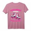 Coole Mädchen fahren Rollschuh Rollergirl T-Shirt – Trendiges Geschenk für Skater Girls, Geburtstag & Weihnachten
