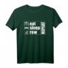 EAT SLEEP Zeile Repeat Ruder-Team Crew T-Shirt – Perfektes Geschenk für Ruderer, Rudersportler und Crew-Mitglieder