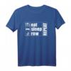 EAT SLEEP Zeile Repeat Ruder-Team Crew T-Shirt – Perfektes Geschenk für Ruderer, Rudersportler und Crew-Mitglieder