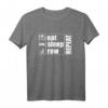 EAT SLEEP Zeile Repeat Ruder-Team Crew T-Shirt – Perfektes Geschenk für Ruderer, Rudersportler und Crew-Mitglieder