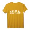 Evolution Rudern T-Shirt mit Silhouette – Sportliches Rudersport-Shirt für Wettkämpfer und Ruderfans