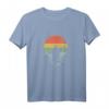 Kajak Vintage Horizont Motiv Geschenk T-Shirt für Wassersportler, Wildwasser Liebhaber & Naturfreunde
