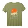 Meet Me On The River Kanu Rudern Geschenk – Lustiges Kajak T-Shirt für Wasserliebhaber, Paddler & Abenteurer