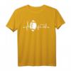 Rugby Ball Herzschlag T-Shirt - Lustiges Sport Geschenk für Mama, Papa, Bruder, Großvater & mehr zum Vatertag, Muttertag, Geburtstag & Weihnachten