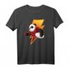 Starker Panda mit Rugby Ball - Rugby Team T-Shirt für Fans, Trainer und Nachwuchs, originelles Geschenk für Rugby Begeisterte