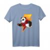 Starker Panda mit Rugby Ball - Rugby Team T-Shirt für Fans, Trainer und Nachwuchs, originelles Geschenk für Rugby Begeisterte