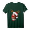 Lustiges Rugby Reindeer Santa Weihnachts-T-Shirt – Perfektes Geschenk für Rugby-Fans zu Weihnachten für Männer, Frauen & Kinder