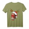 Lustiges Rugby Reindeer Santa Weihnachts-T-Shirt – Perfektes Geschenk für Rugby-Fans zu Weihnachten für Männer, Frauen & Kinder