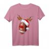 Lustiges Rugby Reindeer Santa Weihnachts-T-Shirt – Perfektes Geschenk für Rugby-Fans zu Weihnachten für Männer, Frauen & Kinder