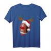 Lustiges Rugby Reindeer Santa Weihnachts-T-Shirt – Perfektes Geschenk für Rugby-Fans zu Weihnachten für Männer, Frauen & Kinder