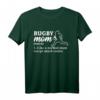 Rugby Mom Rugbyspieler Rugby Coach T-Shirt - Perfektes Geschenk für Rugby Fans, Spieler und Trainer zu Geburtstagen und Anlässen