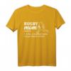 Rugby Mom Rugbyspieler Rugby Coach T-Shirt - Perfektes Geschenk für Rugby Fans, Spieler und Trainer zu Geburtstagen und Anlässen