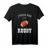 Drole Spieler-Trikot Rugby - Je Peux Pas J'ai Rugby T-Shirt für Rugby-Fans und Sportbegeisterte