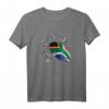 Südafrika Rugby T-Shirt Fans Jersey 2020 - Springboks Supporter Shirt mit Feuer-Design, perfektes Geschenk für Rugby-Fans