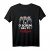 O Scrum All Ye Faithful Lustiges Weihnachtsrugby T-Shirt - Perfektes Geschenk für Rugby-Liebhaber zu Weihnachten